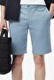 Men's Slim Fit Bermuda Shorts Men's Slim Fit Cotton Bermuda Shorts Blue - 3