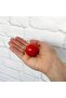 15 Pcs Hard Plastic Knob Round Ball Red Cabinet Furniture Kitchen Cupboard Drawer Handle Handle - 4