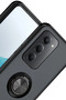 Ilkeshop New Redmi 15 4g Montreal Silicone Cover with Ring (140442) - Black - 2