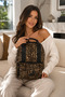 Leopard Women's Parachute Fabric Inflatable-Looking Lightweight Daily Backpack Multi-Compartment Modern Design - 3