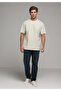 Comfort Fit Round Neck Plain Men's Turquoise Short Sleeve T-Shirt - 3