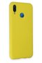 Ilkeshop New P20 Lite Case Nano Inside Velvet Silicone (201953) - Yellow - 2