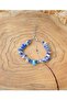 Real Natural Stone Handmade Lapis Lazuli Stone Cracked Stone Adjustable Bracelet - 2