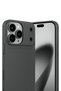 Ilkeshop New iPhone 17 Pro Auto Focus Carbon Cover (212858) - Gray - 2