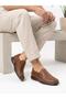 Men's Tan Genuine Leather Orthopedic Sole Seasonal Dad Shoes - 2
