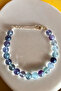 Fluorite Stone Bracelet Original Natural Gemstone Bracelet - 3