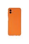 Ilkeshop New Galaxy A04 Case Nano Inside Velvet Silicone (230613) - Orange