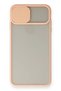 Ilkeshop New iPhone X Case Palm Frosted Camera Sliding Silicone (234521) - Pink - 2