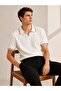 P.Fredy Slim Fit Men's Polo Collar Short Sleeve T-Shirt 7667 - 2