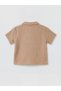 Lcw Baby Boy Polo Collar T-Shirt and Shorts Set - 3