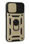 Ilkeshop New iPhone 13 Pro Max Case Pars Lens Ring Silicone (94448) - Gold - 2