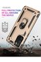 Ilkeshop New Galaxy A03S Case Sofia Ring Silicone Cover (94226) - Gold - 8