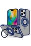 Ilkeshop iPhone 16 Pro Max Banza Magsafe Stand Cover (101444) - Navy Blue
