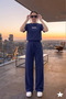 Women's 3-Piece Sweatpants - Black - Gray - Navy Blue - Oversize Comfortable Casual Daily Sweatpants with Adjustable Waist and Washable Fabric - 4