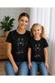 Mother Child Oversize T-Shirt Combination Twin T-Shirt 100% Cotton Comfortable Fit (Sold as a Single Item)
