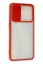 Ilkeshop New Reno 4 Lite Case Palm Frosted Camera Sliding Silicone (164915) - Red - 3