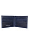 Genuine Leather Men's Wallet with Gift Box |   Sterling 2134 Navy Blue - 2