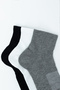 Heel Toe Towel K.Konç Combed Cotton Women's Socks 3 Pairs Pack Seamless Women's Socks - 4