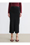 Beli Zippered Belted Slit Skirt - 2