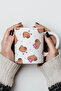 330ml Printed White Ceramic Mug Cup with Cute Teddy Bear Heart Pattern - 5