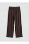 Özmarka New Season Elastic Waist Textured Women's Trousers - 2