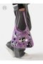 Lilac Light Purple Color Cat Patterned Functional Design Shoulder Bag Daily Travel Use - 2