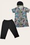 Leopard Pattern Girls' Tights Swimsuit Set Quick Drying Children's Swimsuit 11-16 Years Old Swimwear - 3