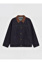 Nevavm Velvet Shirt Collar Women's Jean Jacket with a Difference - 5