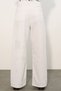Women's Wide Leg High Waist Palazzo Jeans 6656 - White - 6