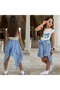 Girl's Cat Printed Bady Plaid Waist-Tie Skirt - 2