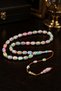 Mosaic Color Master Signed French Galalite Prayer Beads
