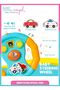 Baby Musical Steering Wheel Toy with Lights - Blue - 5