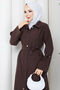 Women's Belted Pocketed Zipper Closure Cap - 4