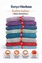 Svv Border Thick and Super Absorbent New Series Bath Towel (76X147) - Brick Red (Red) - 3