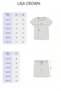 Blue 100% Cotton Boy's T-Shirt/Shorts Pajama Set Lcanton - 8