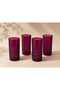 Timeless Glass Soft Drink Cup Set of 4-52800 - Unique Cherry Rot Color - 2