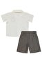 Embroidered 2-5 Years Old Set - Ecru - 4
