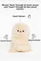 Mirumi Interactive Plush Robot Keychain – Cute Sound & Touch Responsive Bag Charm Toy - 2