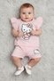 Hello Kitty Toddlers Girl 2 Pieces Short Sleeve Graphic Print T-Shirt And Shorts Set, Pink