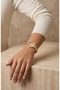 Women's Steel Watch Gold Color Drop Case Special Design Vintage Old Money Elegant Stylish Women's Wristwatch |   Premium Limited Edition 2026 - 4