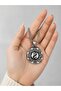 Stainless Steel Antique Anthracite Yin Yang Necklace - 3