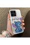 Xiaomi Redmi K90 5g Compatible Stitch Pair Pattern Case Hard Acrylic Back Silicone Edge Lens Protection - 2