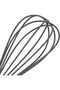 DC3175 Silicone Whisk with Wooden Handle, Black/Brown - 5