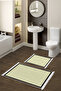 Non-Slip Base Djt Toilet Set Trendy Fringed Woven Pattern E5007