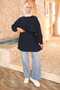 Navy Blue Linda Tunic with Front Detail - 2