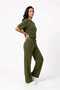 2-Piece Wide Leg New Season Modal Set - Top and Bottom Set - 2