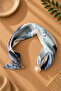 Blue Pearl Scarf Model (It Is Opened and Closed through a Magnetic Mechanism That Includes Pearls Inside.) - 3