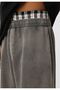 Washable Waist Detailed Baggy Sweatpants - 5