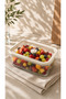 4-Piece Glass Storage Container with Silicone Gasket and Leak-Proof Lid, Airtight – 1380 ml Meal Prep & Refrigerator Organizer - 4
