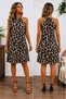 Women's Off-The-Shoulder Ring Detail Halter Neck Short Single Jersey Dress - 2